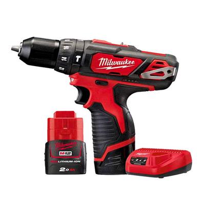 دریل شارژی میلواکی 12 ولت لیتیوم دو سرعته مدل M12BPD-202c